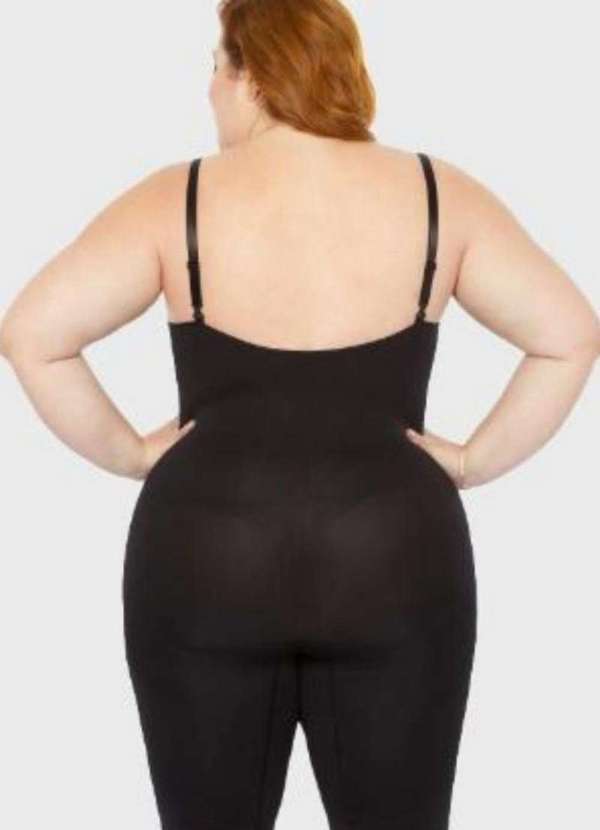 

Body Bermuda Plus Size Pretog Preto