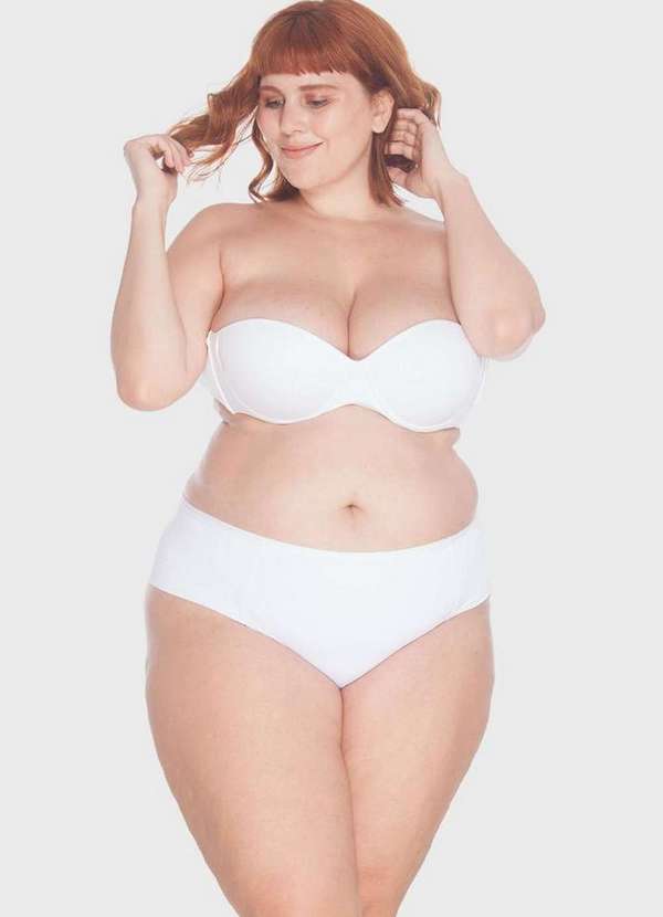 

Sutiã Toma que Caia Laterais Largas Plus Size Bran, Branco