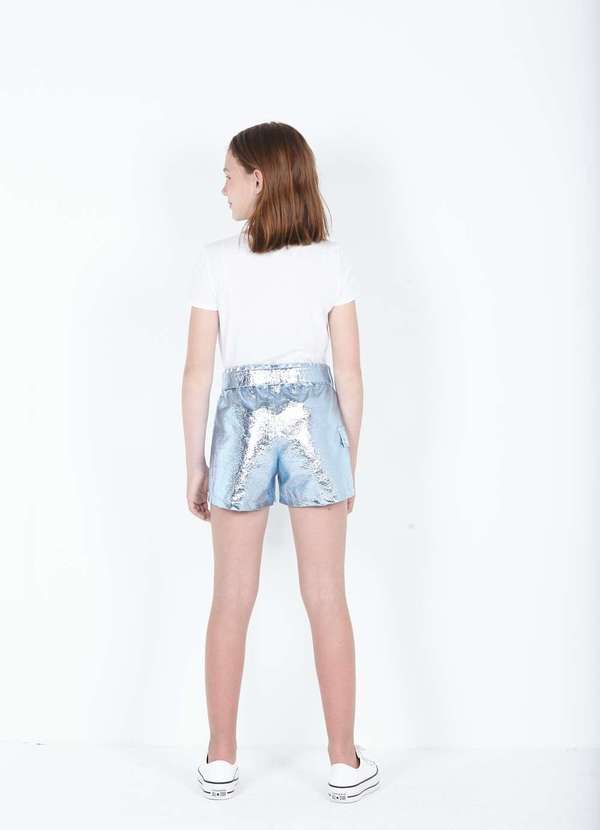 

Short Metalizado Azul Sho82402 Azul