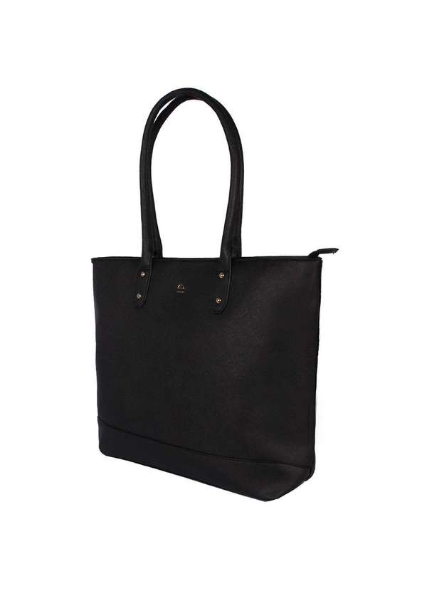 

Bolsa Ombro Saffiano Basic Le Postiche Preto