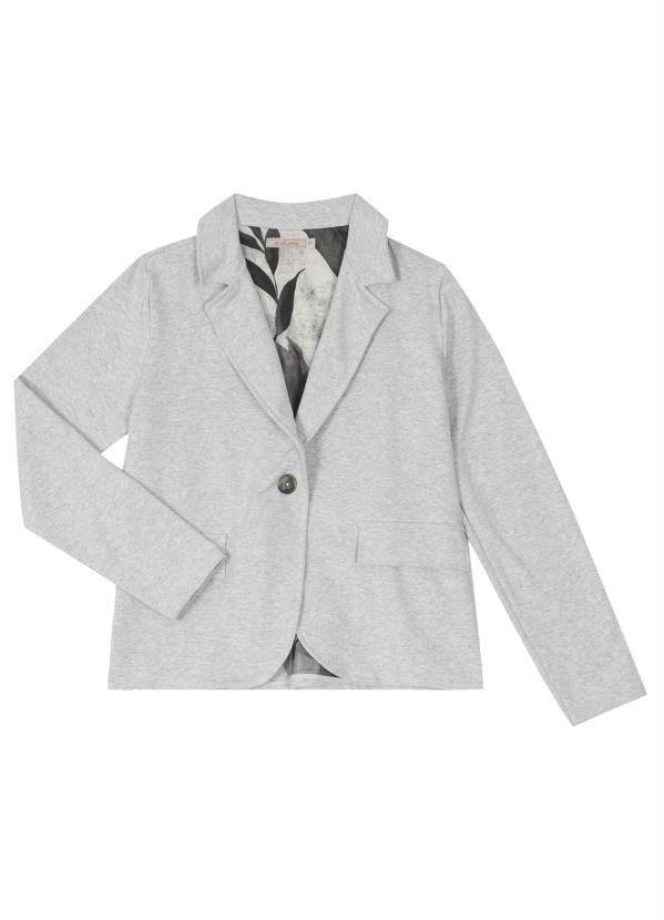 

Blazer Molecotton Cinza