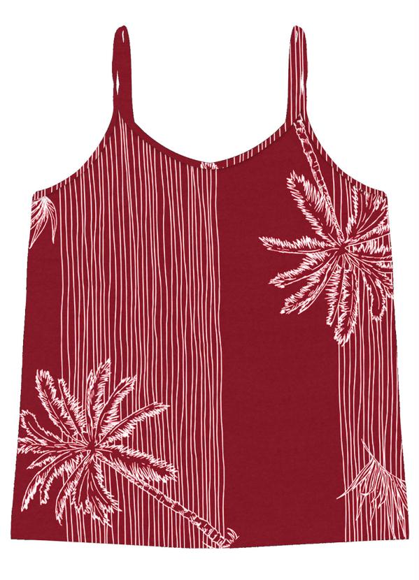 

Blusa de Alça Feminina Vermelho