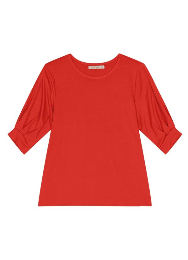 

Blusa Feminina Creponada Vermelho