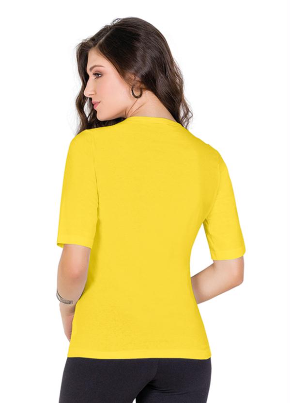 

Blusa Meia Manga Amarelo