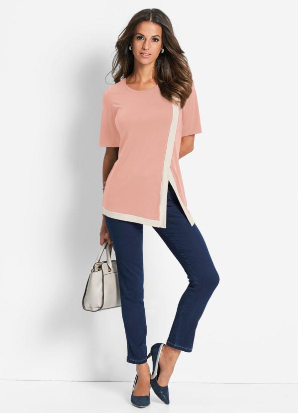 

Blusa Assimétrica Rosa