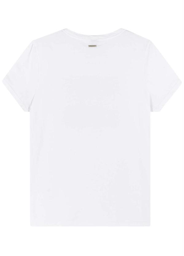 

Blusa Branca Rock 'N' Roll em Malha, Branco