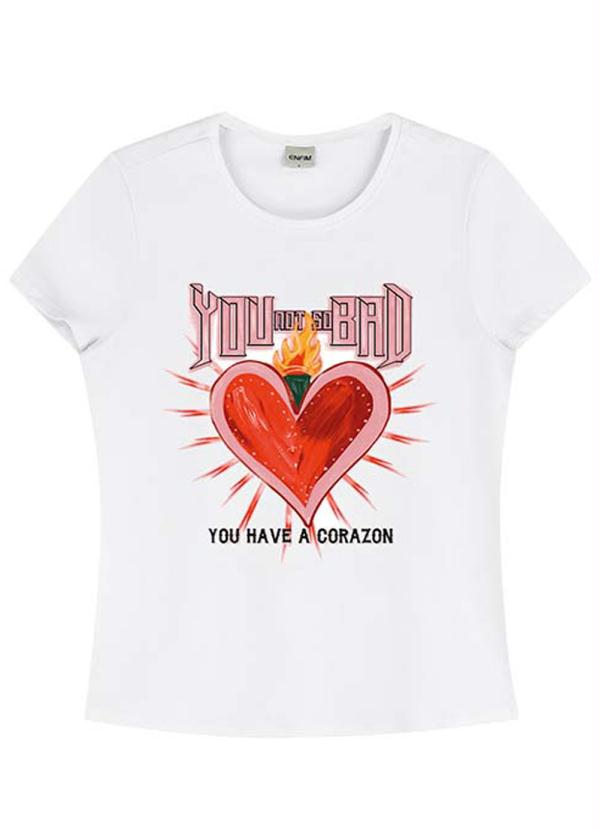 

Blusa Branca Tradicional Corazon, Branco