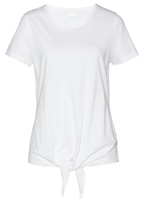 

Blusa com Amarração Branca, Branco