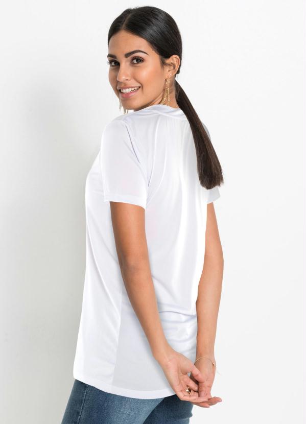 

Blusa com Amarração Frontal, Branco