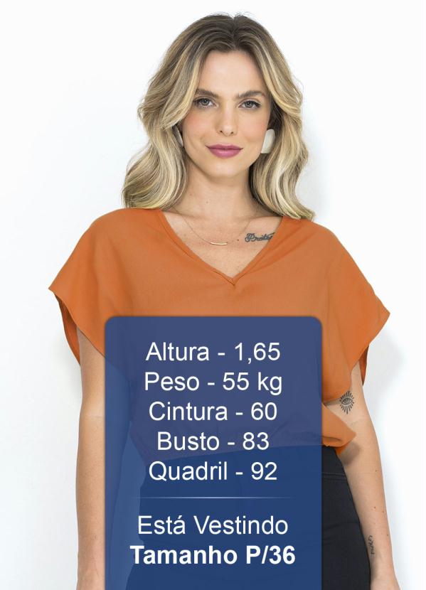 

Blusa de Viscose Laranja