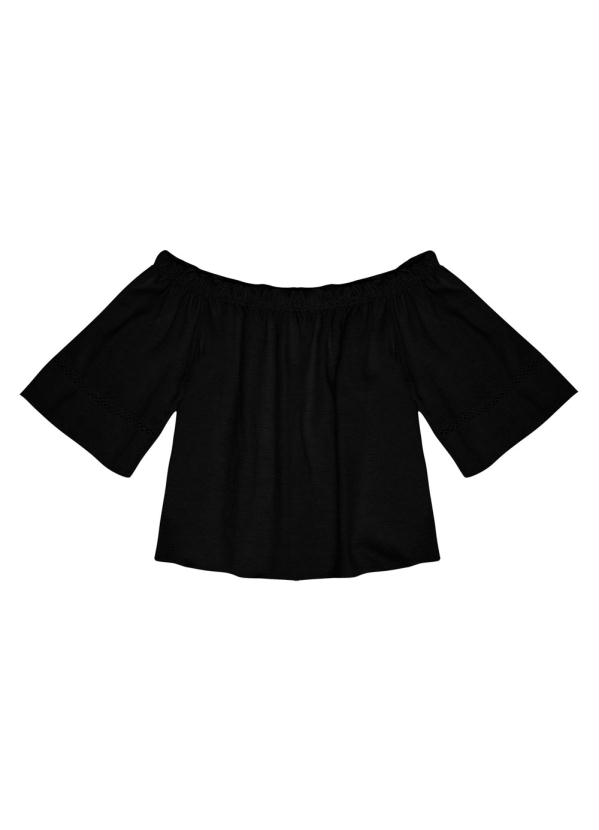 

Blusa Feminina Ciganinha Preto