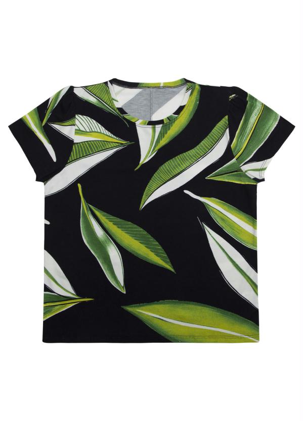 

Blusa Feminina Manga Franzida Verde