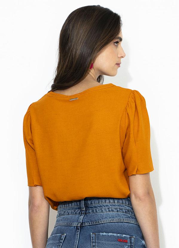 

Blusa Linho Laranja