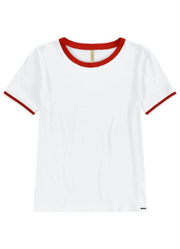 

Blusa Malha Mvs Thirty Branco