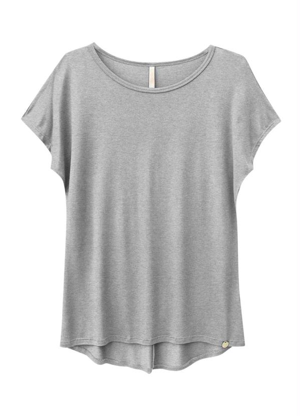 

Blusa Malha Sense Mescla, Cinza