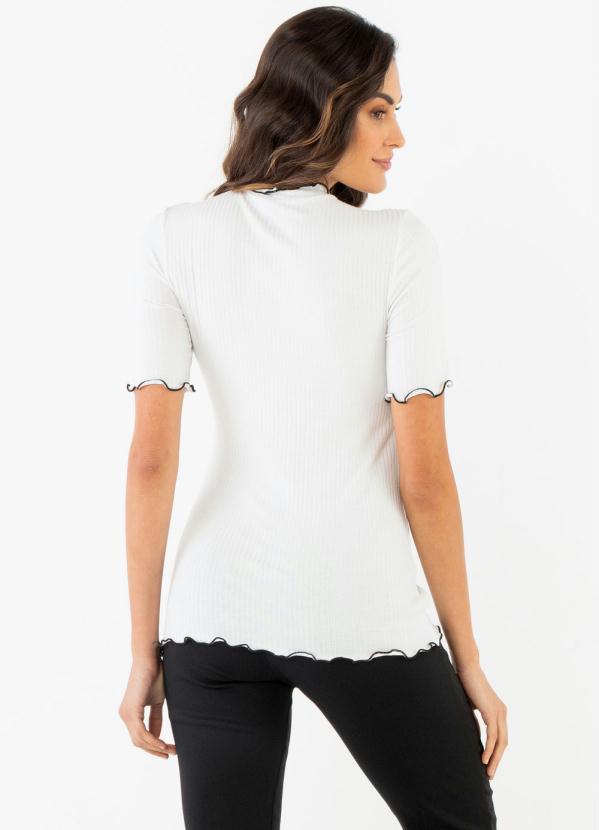 

Blusa Manga Curta Branco