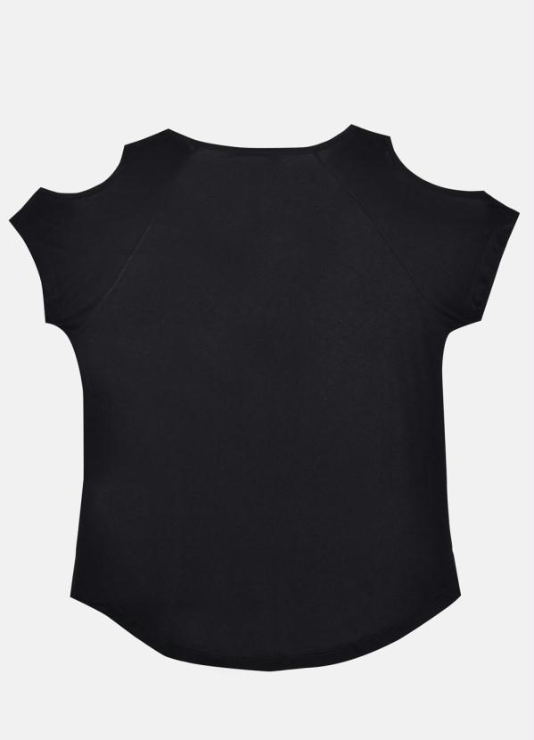 

Blusa Ombros Vazados Preto