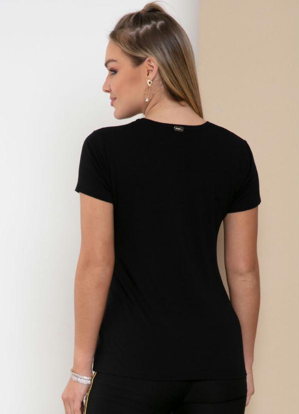 

Blusa Preta com Paetês, Preto