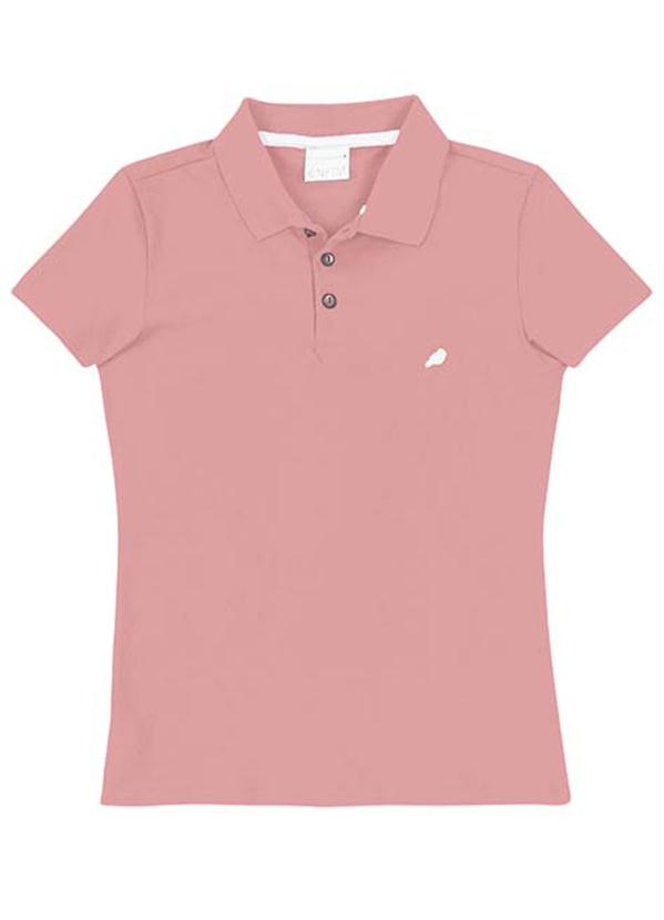 

Blusa Rosa Claro Polo em Piquê