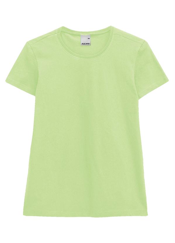 

Blusa Verde Claro Tradicional em Malha