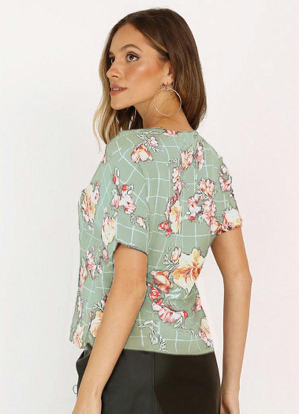 

Blusa Verde Doce Trama