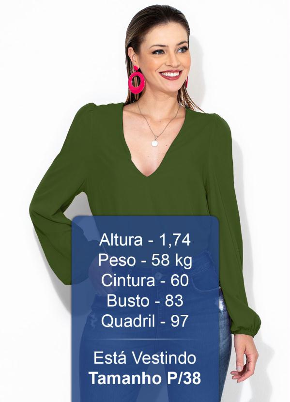 

Blusa de Viscose Verde