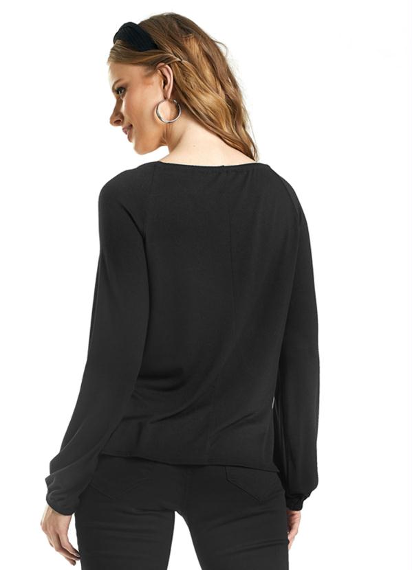 

Blusa Feminina Estampada Preto