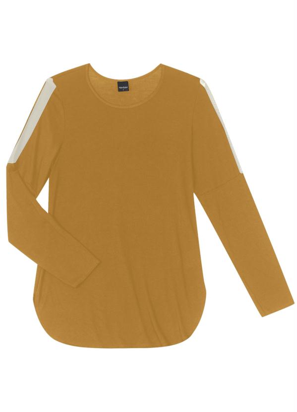 

Blusa Feminina Manga Longa Amarelo