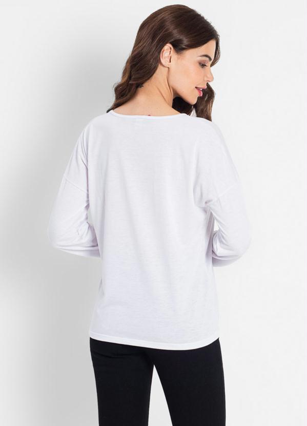 

Blusa Feminina Manga Longa Branco