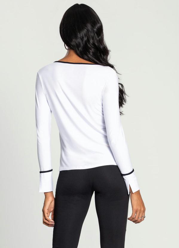 

Blusa .Crepe Viscose C/Elasta Branco