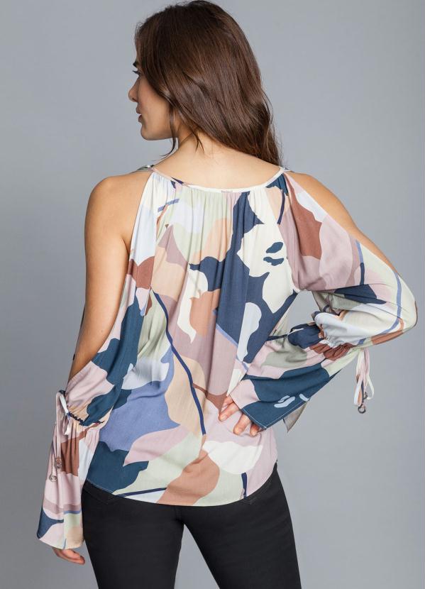 

Blusa Manga Longa Abertura Lilas, Roxo