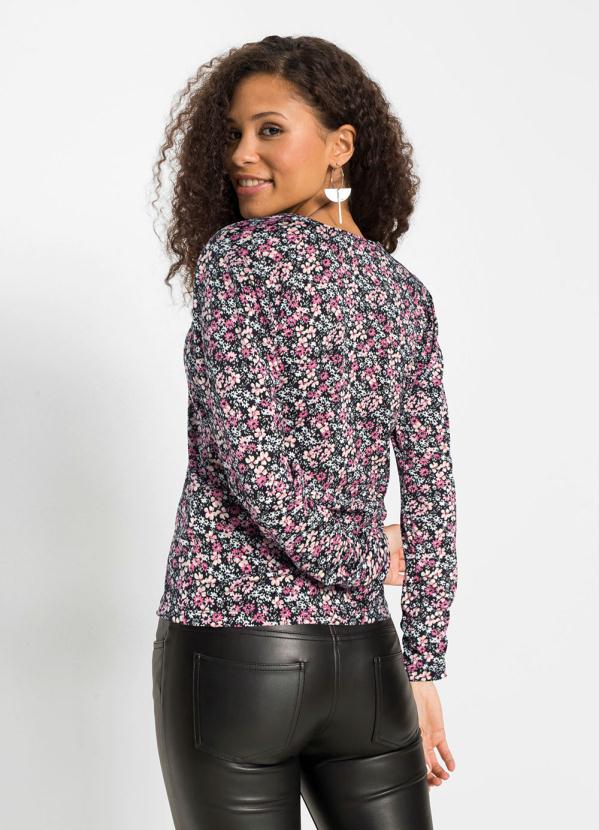 

Blusa Manga Princesa Liberty Floral Rosa, Estampado