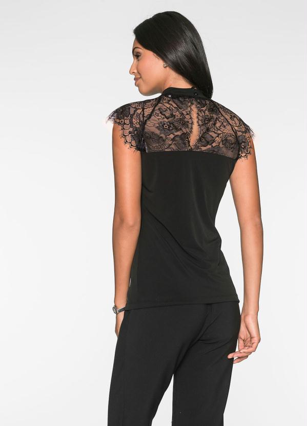 

Blusa com Renda Preto