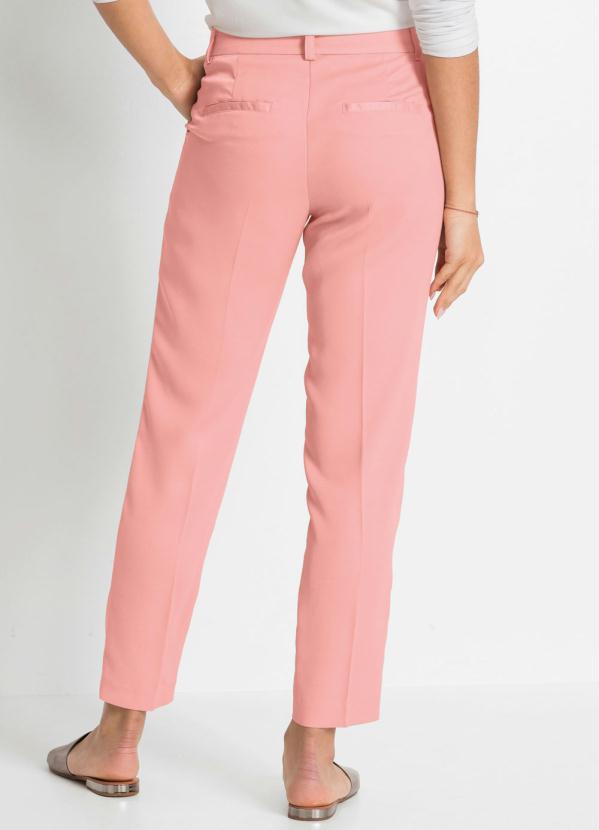 

Calça Alfaiataria Cigarrete Rosa