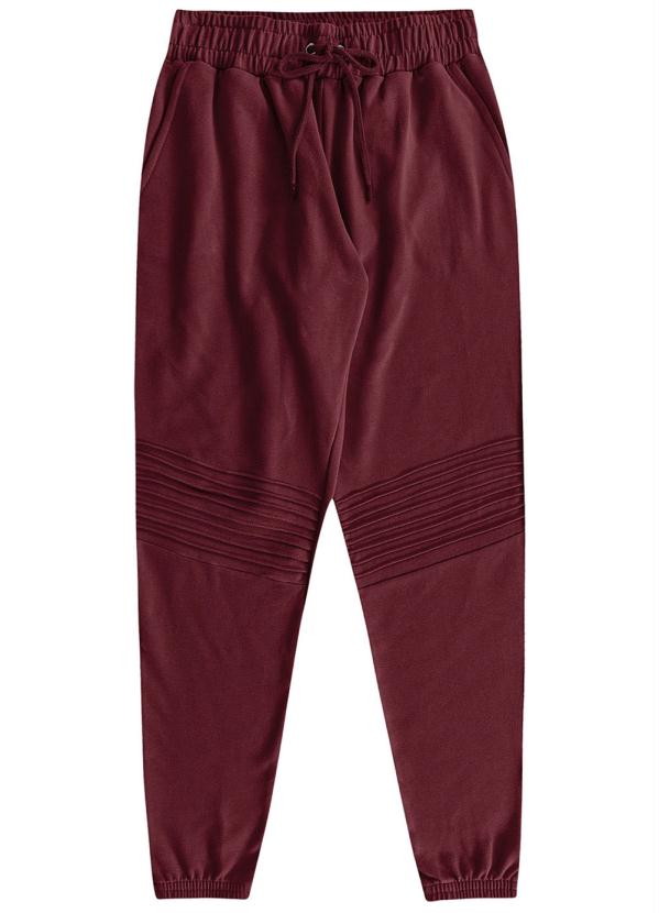 

Calça Nervuras Molecotton Vinho, Vermelho