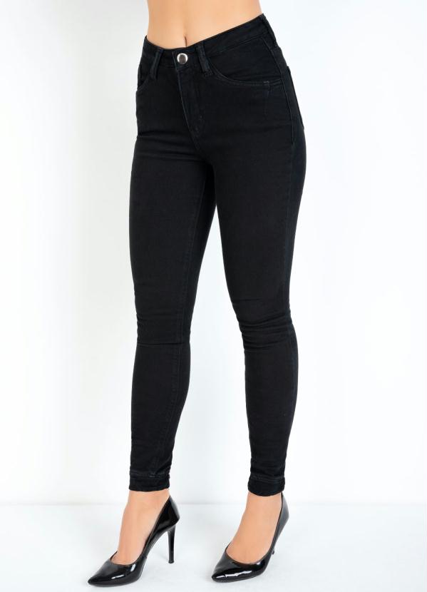 

Calça Preta Eventual Jogger com Elástico, Preto