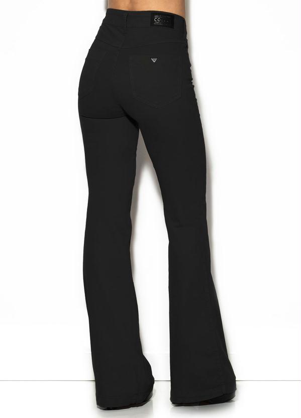 

Calça Sarja Flare Preto