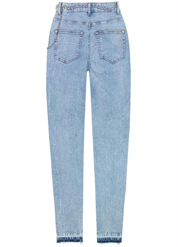 

Calça Azul Claro Skinny Cintura Alta Jeans