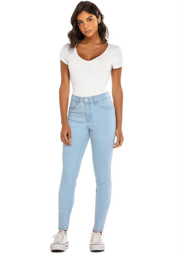 

Calça Azul Claro Skinny Jeans Feminina