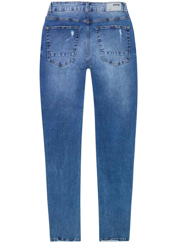 

Calça Azul Skinny Destroyed Jeans