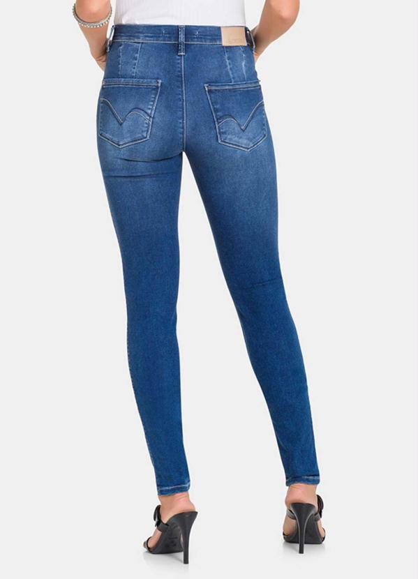 

Calca Escultural 70% Elasticidade Jeans Medio, Azul