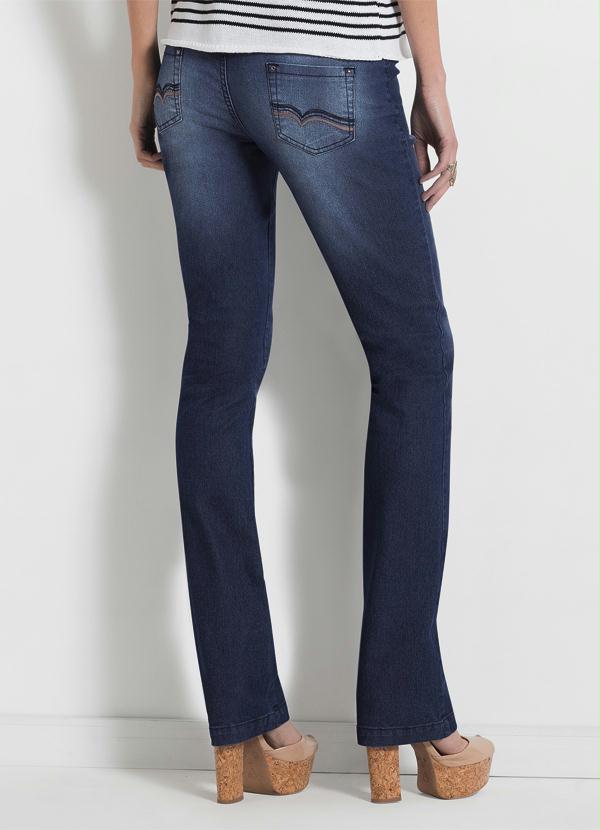 

Calça Jeans Cintura Alta Azul