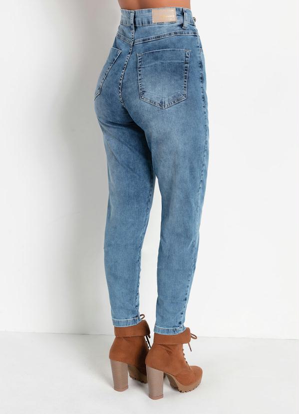 

Calça Jeans Clara Mom Jeans Sawary, Azul