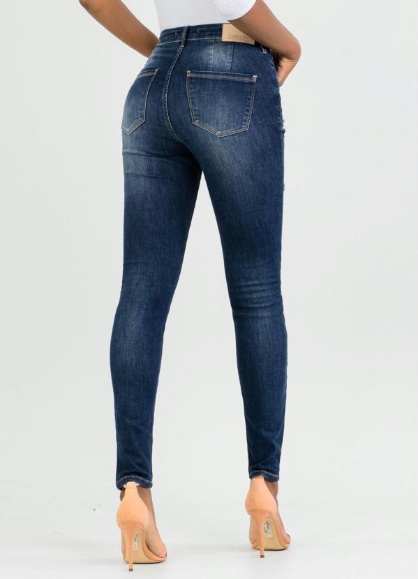 

Calça Jeans com Elastano Azul