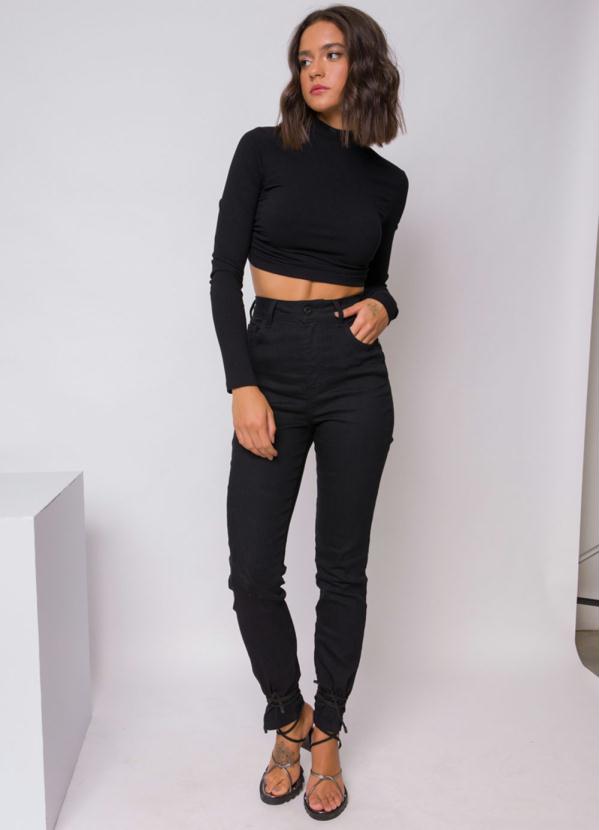 

Calça Jeans London Preta, Preto