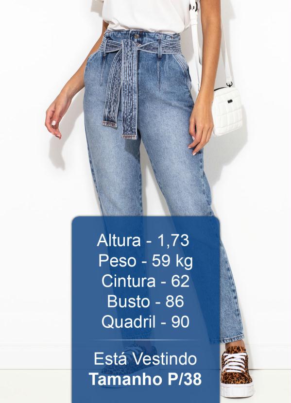 

Calça Jeans Modelo Alfaiataria Azul