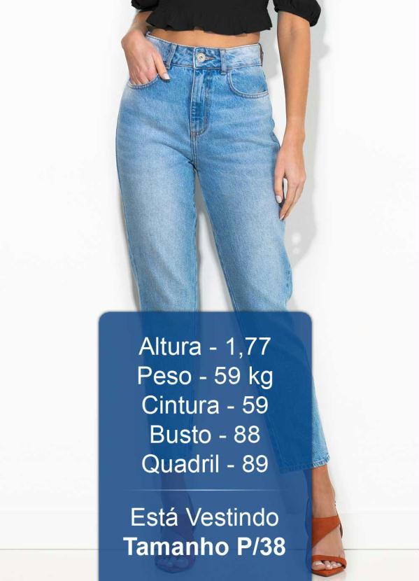 

Calça Jeans Mom Azul