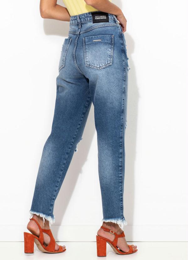 

Calça Jeans Mom Azul