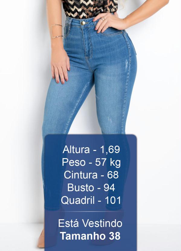 

Calça Jeans Sawary 360 com Cinta Modeladora, Azul