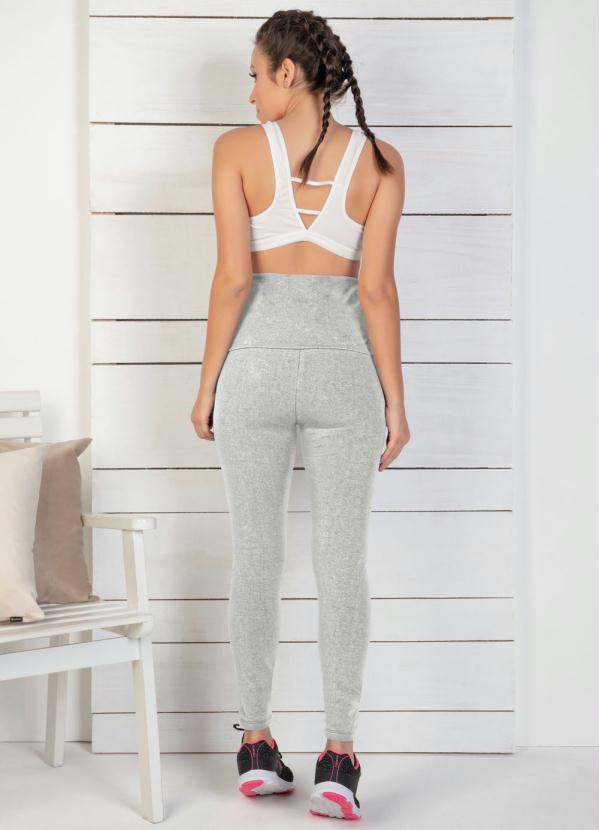 

Calça Legging Cinza Mescla